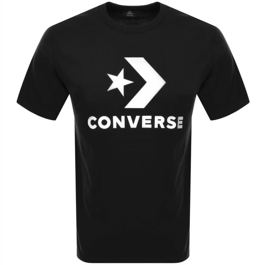 Alternative Image for ProductConverse Star Chevron Logo T Shirt Black1